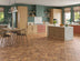 Ginger Shot - Smokey Brown Oak Basket Weave LVT roomset