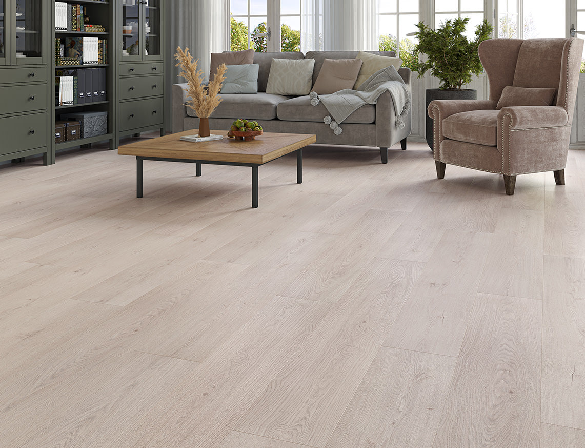 Pale Oak 12mm Straight Laminate
