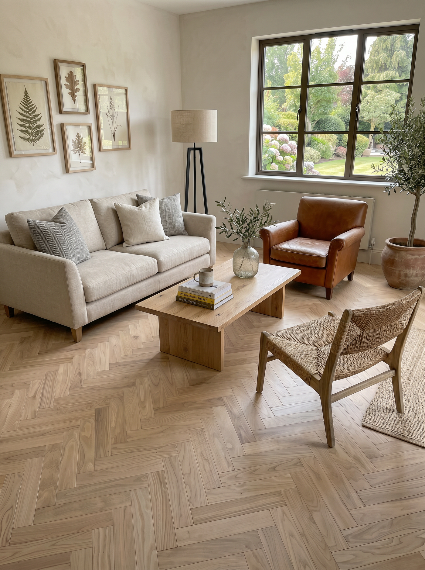 Mayfair Invisible Oak Solid Herringbone 70mm x 18mm