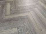 Charred Taupe 5.0mm Herringbone Waterproof Click Vinyl
