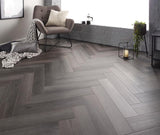 Charcoal Grey 5.0mm Herringbone Waterproof Click Vinyl