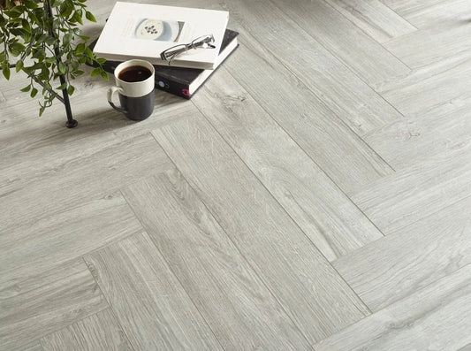 Arctic Oak 5.0mm Herringbone Waterproof Click Vinyl