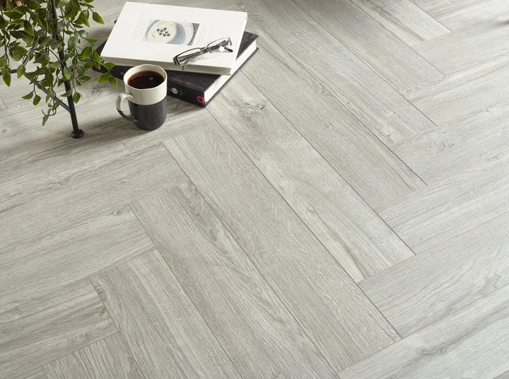 Arctic Oak 5.0mm Herringbone Waterproof Click Vinyl