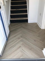 Smokey Oak 5.5mm Herringbone Waterproof Click Vinyl
