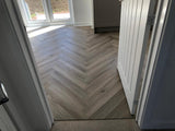 Smokey Oak 5.5mm Herringbone Waterproof Click Vinyl
