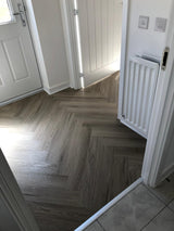 Smokey Oak 5.5mm Herringbone Waterproof Click Vinyl