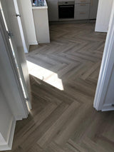 Smokey Oak 5.5mm Herringbone Waterproof Click Vinyl