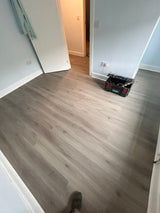 Smokey Oak  5.5mm Herringbone Waterproof Click Vinyl