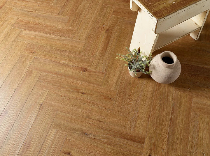 Harvest Oak 5.0mm Herringbone Waterproof Click Vinyl