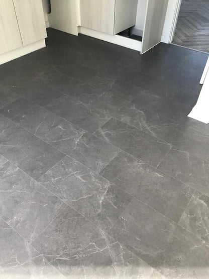 Obsidian Slate 5.5mm Tile Effect Waterproof Click Vinyl