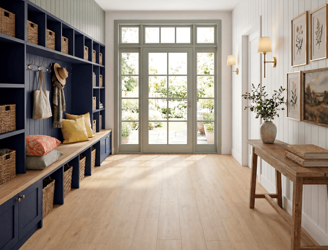 Summer Siesta - Invisible Scandi Oak Straight Plank LVT roomset