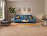 Warm Welcome - Soft Natural Oak Basket Weave LVT roomset