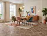 Housewarming - Rich Heritage Oak Basket Weave LVT roomset
