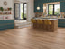 Bedtime Story - Warm Brown Oak Straight Plank LVT roomset