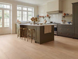 Happy Place - Beige Brown Oak Straight Plank LVT roomset