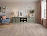 Slept In - Pale Grey Oak Straight Plank LVT roomset