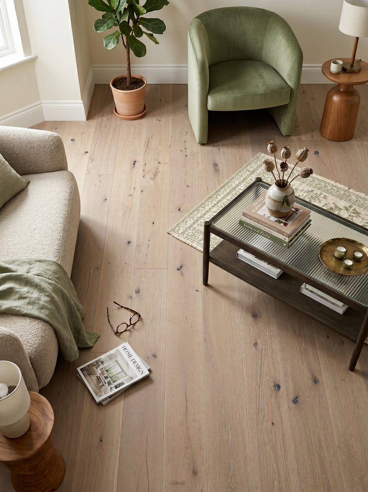 Belluno Oak Straight Engineered wood 14/3mm 190mm