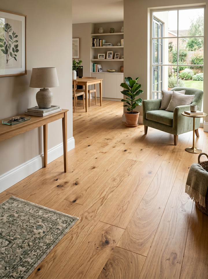 Bolzano Oak Straight Engineered 10/2.5mm 125mm