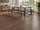 Dark Walnut 12mm Herringbone Laminate