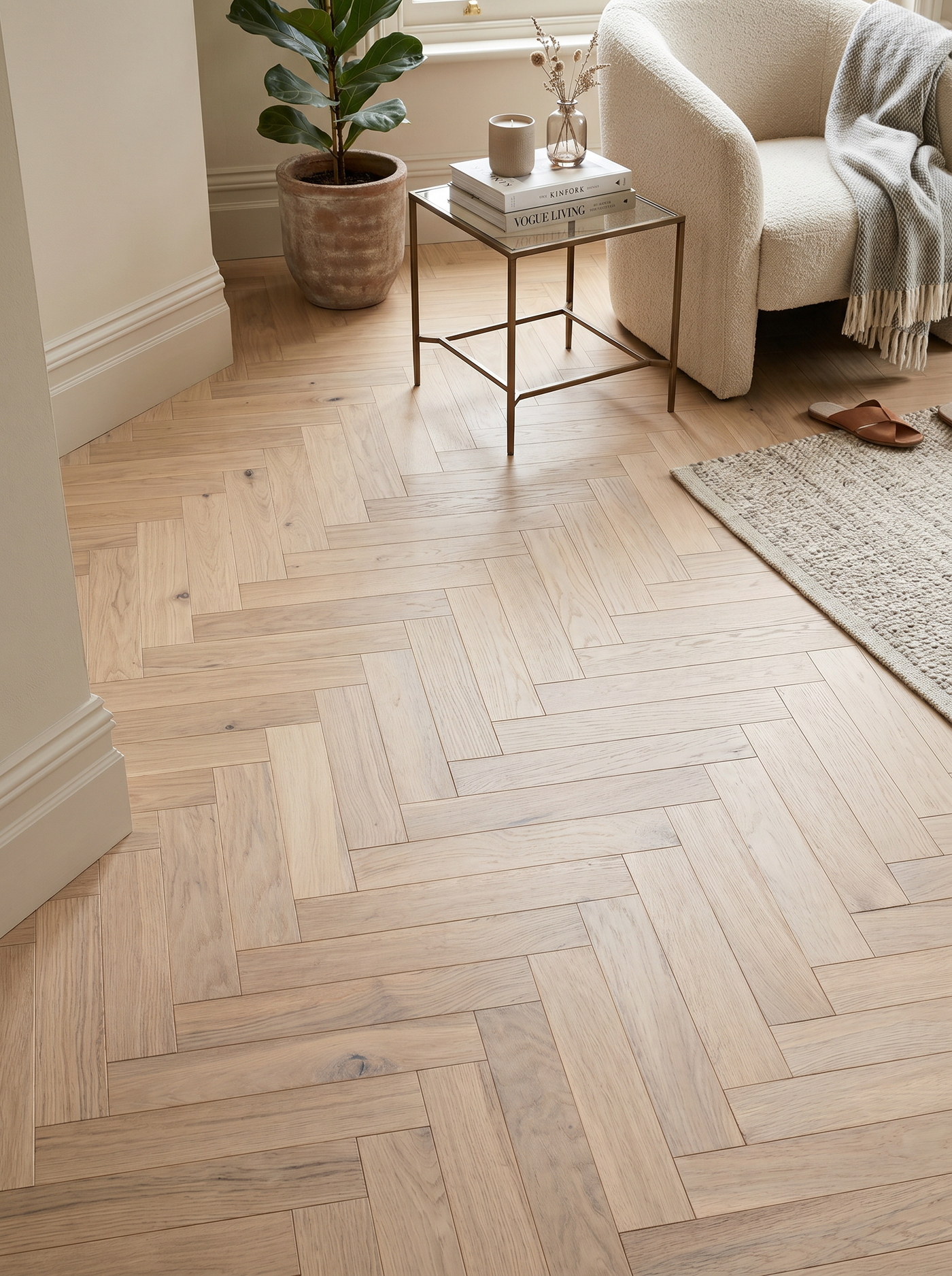 Fenice Oak Herringbone Engineered 20/5mm