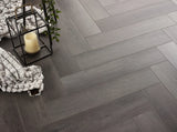 Charcoal Grey 5.0mm Herringbone Waterproof Click Vinyl