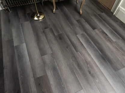 Charcoal Grey 5.0mm Straight Waterproof Click Vinyl