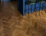 Mayfair Brushed Oak Solid Herringbone 70mm x 18mm