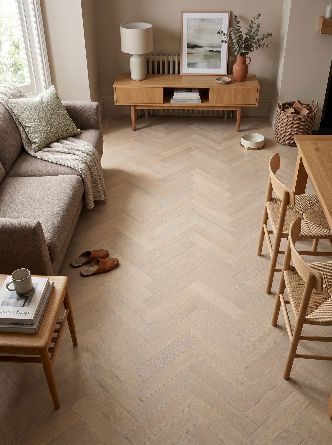 Country Oak Herringbone Engineered 20/6mm